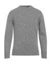 +39 MASQ +39 MASQ MAN SWEATER GREY SIZE 42 WOOL