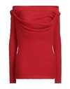 Philosophy Di Lorenzo Serafini Woman Sweater Red Size 10 Polyamide, Mohair Wool, Wool, Elastane