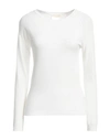 Kate By Laltramoda Woman Sweater White Size L Viscose, Polyamide In White