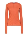 High Woman T-shirt Orange Size Xs Rayon, Silk