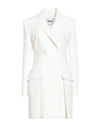 Msgm Woman Blazer White Size 2 Polyester, Viscose, Elastane