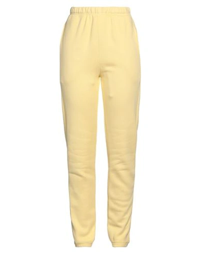 Les Tien Woman Pants Yellow Size Xs Cotton