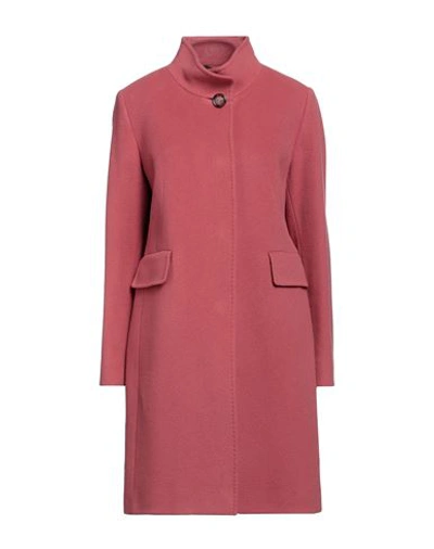 Cinzia Rocca Woman Coat Magenta Size 10 Wool, Polyamide, Cashmere