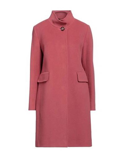 Cinzia Rocca Woman Coat Magenta Size 8 Wool, Polyamide, Cashmere In Magenta