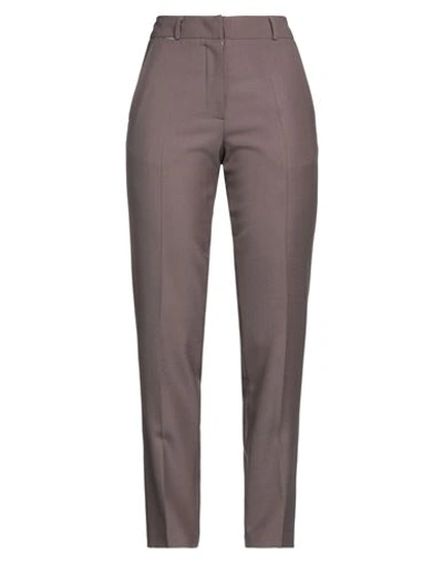 Alysi Woman Pants Dove Grey Size 2 Polyester, Virgin Wool, Elastane