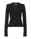 Circus Hotel Woman Cardigan Black Size 6 Viscose, Polyamide In Black