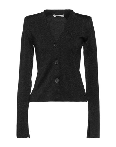 Circus Hotel Woman Cardigan Black Size 6 Viscose, Polyamide