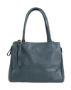 Corsia Woman Handbag Slate Blue Size - Soft Leather