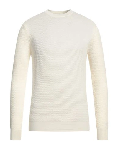 +39 Masq Man Sweater Off White Size 46 Merino Wool
