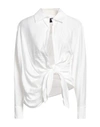 Jacquemus Woman Top White Size 8 Viscose, Polyamide