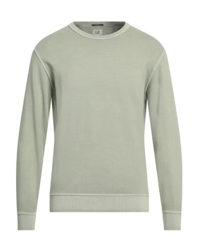 C.p. Company C. P. Company Man Sweatshirt Sage Green Size Xxl Cotton In Sage Green