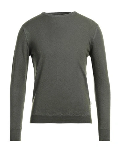 Liu •jo Man Man Sweater Military Green Size M Virgin Wool In Green