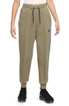 Nike Women's  Sportswear Tech Fleece Mid-rise Jogger Pants In Brown