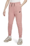 Nike Sportswear Tech Fleece Big Kids' (girls') Jogger Pants In Pink