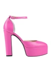 Islo Isabella Lorusso Woman Pumps Fuchsia Size 8 Soft Leather In Pink