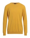 +39 Masq Man Sweater Yellow Size 42 Cashmere