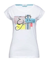 Yes Zee By Essenza T-shirts In White