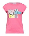 Yes Zee By Essenza T-shirts In Pink