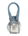 Diesel D-vina-xxs Woman Handbag Blue Size - Textile Fibers In Blue