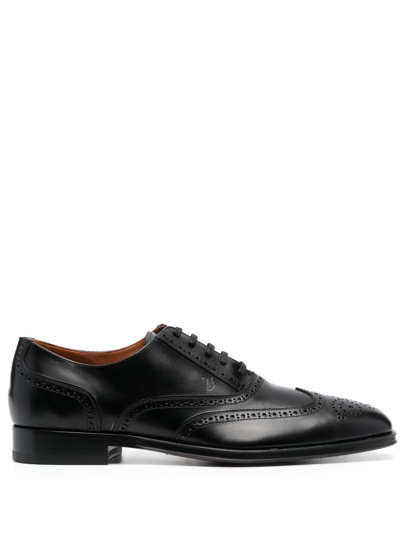 Tod's Lace-up Leather Derby Shoes In Black
