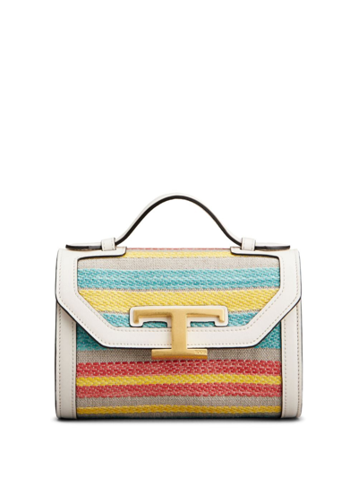 Tod's T Timeless Leather Crossbody Bag In White