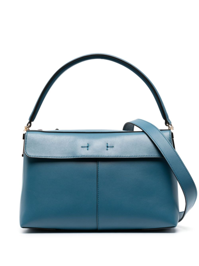 Tod's T Case Tote Bag In Blue