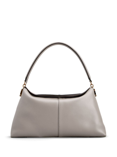 Tod's T Case Leather Shoulder Bag In Neutrals