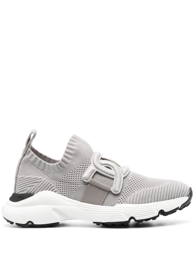 Tod's Women's Sportivo Run 54c Kate Trainers In Grey