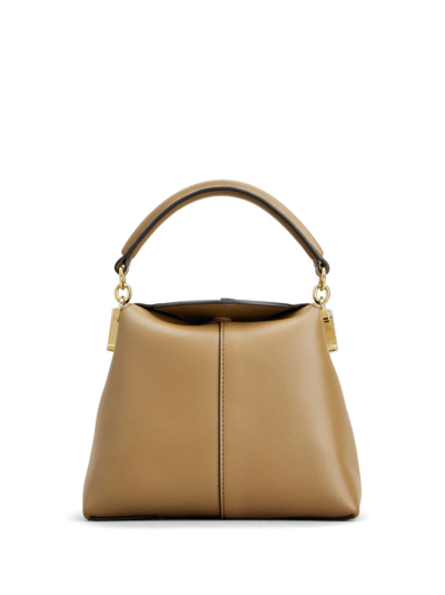Tod's T Case Leather Tote Bag In Neutrals