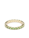 Swarovski Matrix Crystal-embellished Ring In Green