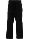 THOM BROWNE CORDUROY RWB-STRIPE TROUSERS