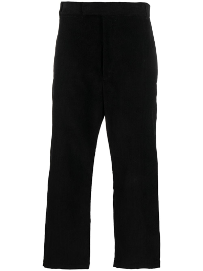 Thom Browne Corduroy Rwb-stripe Trousers In Multi-colored