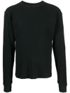 ENTIRE STUDIOS TEXTURED-FINISH ROUND-NECK JUMPER