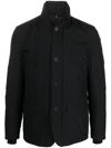 Herno Black Goose Down Padded Jacket In Black