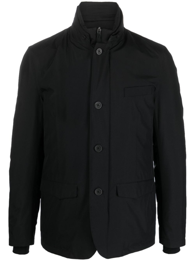 Herno Black Goose Down Padded Jacket