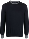 Fay Virgin Wool Sweater In Blue