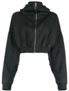 Entire Studios Stand-up Collar Zip-up Hoodie In Blue