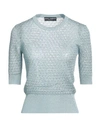 Dolce & Gabbana Woman Sweater Light Blue Size 10 Viscose, Polyester