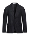 Boglioli Man Suit Jacket Navy Blue Size 38 Virgin Wool, Polyester In Blue