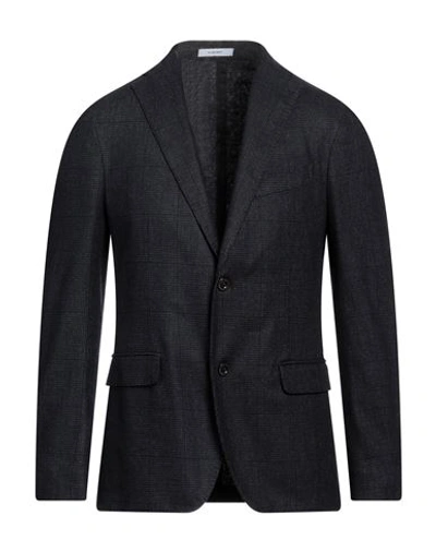 Boglioli Man Suit Jacket Navy Blue Size 38 Virgin Wool, Polyester
