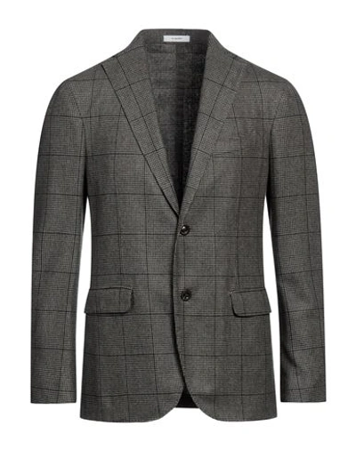 Boglioli Man Blazer Lead Size 38 Virgin Wool, Polyester In Grey