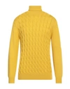 Diktat Man Turtleneck Ocher Size Xxl Wool, Acrylic In Yellow