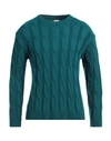 Stilosophy Man Sweater Deep Jade Size S Acrylic, Wool In Green