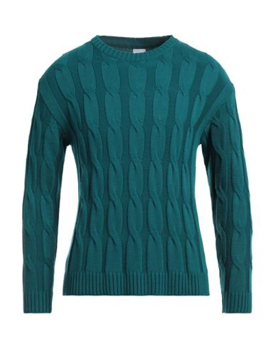 Stilosophy Man Sweater Deep Teal Size S Acrylic, Wool In Green