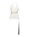 Rick Owens Drkshdw Drkshdw By Rick Owens Woman Top Ivory Size S Cotton In White