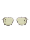 Akoni Solis Square-frame Sunglasses In Grey