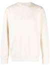 JW ANDERSON LOGO-EMBROIDERED COTTON SWEATSHIRT