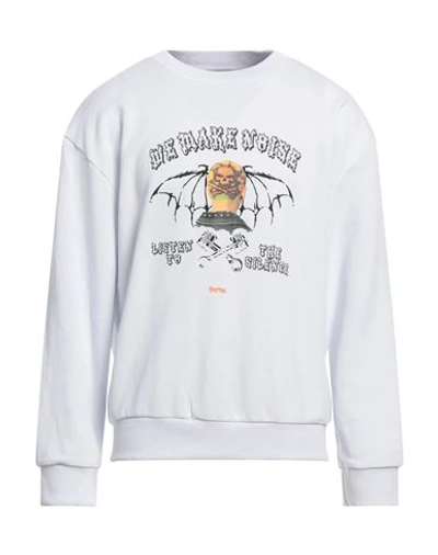 Self Made By Gianfranco Villegas Man Sweatshirt White Size Xxl Cotton