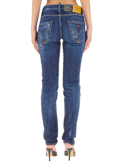 Dsquared2 Boston Jean Jeans In Blue