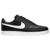 Nike Men's Court Vision Low Next Nature Shoes In White/black